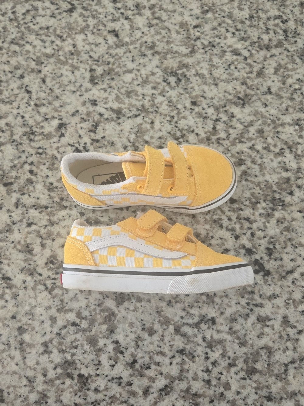 Yellow Toddler Van with Velcro Straps